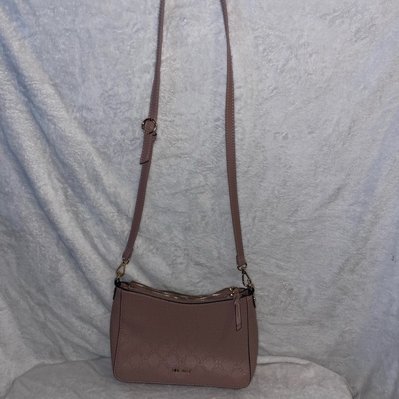 Nine West Dusty Pink Shoulder Crossbody Bag Preloved great condition - Picture 2 of 11
